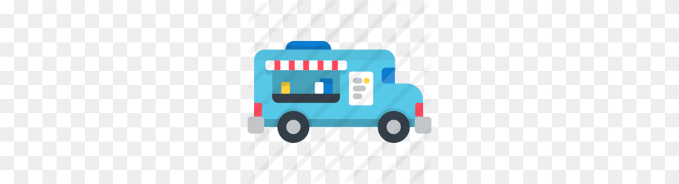 Food Truck Flat Icon Clipart Food Truck Clip Art, Transportation, Van, Vehicle, Ambulance Png