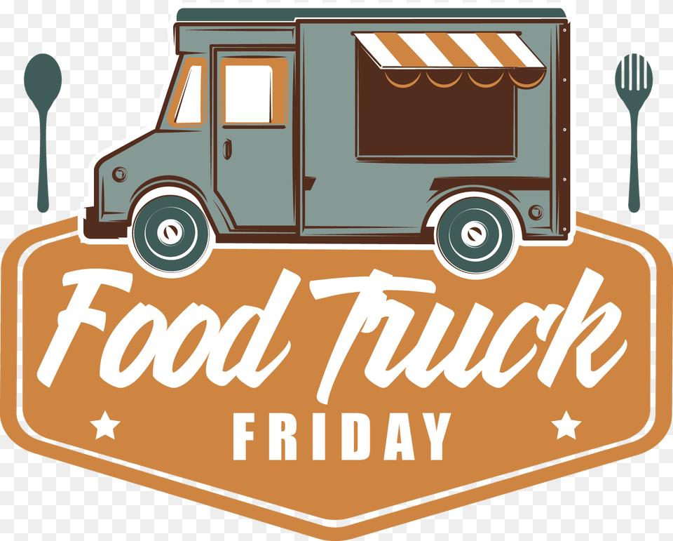 Food Truck Friday Clip Art, Cutlery, Transportation, Van, Vehicle Free Png Download