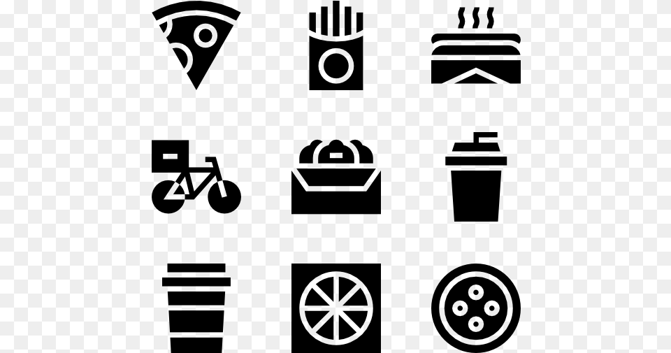 Food Truck Icon Vector Food Delivery Icon, Gray Free Png Download