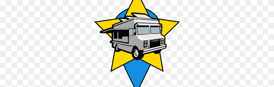 Food Truck Stars Starthub, Caravan, Transportation, Van, Vehicle Free Png Download