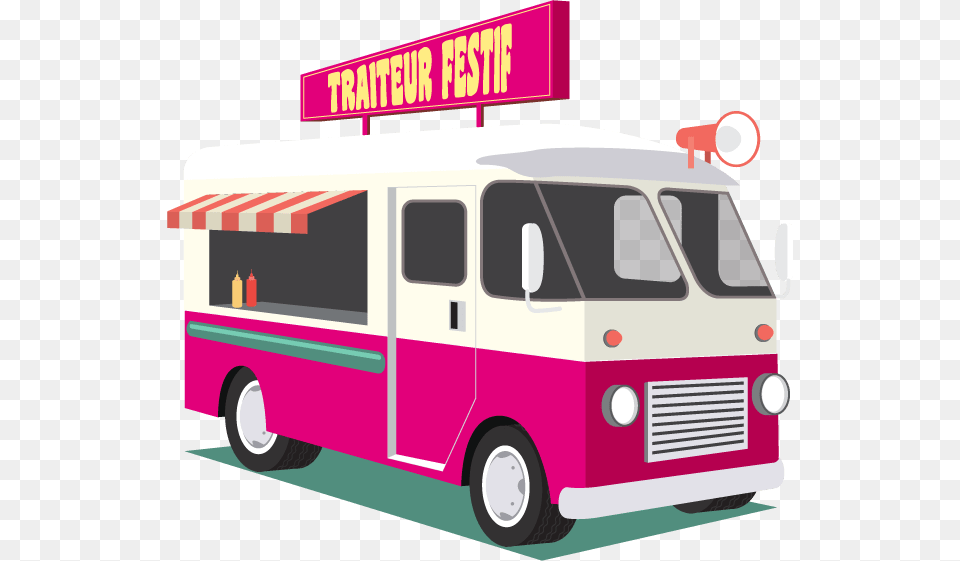 Food Truck Taco Car, Transportation, Van, Vehicle, Bus Png Image