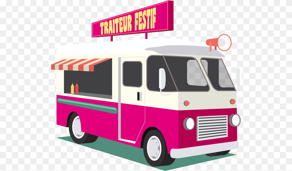 Food Truck Taco Car Food Truck, Transportation, Van, Vehicle, Machine Free Png Download