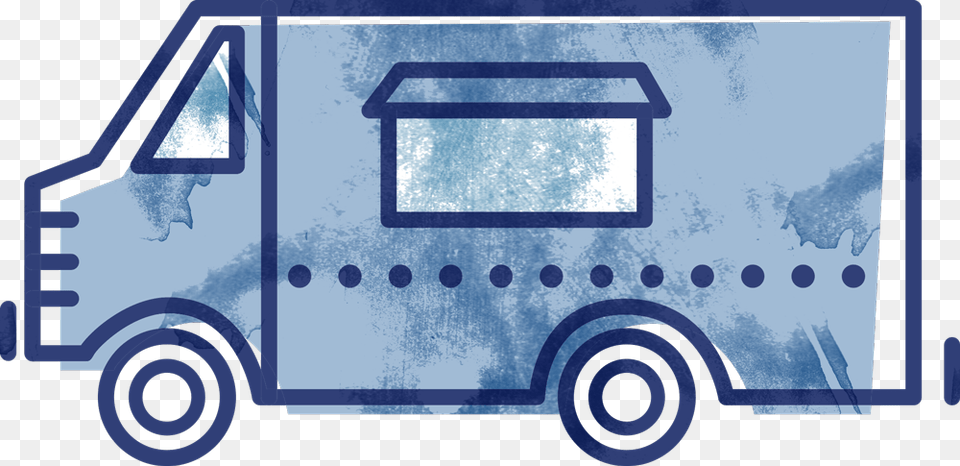Food Trucks Bring Variety To Lunch Food Truck Graphic, Transportation, Vehicle, Moving Van, Van Free Png Download