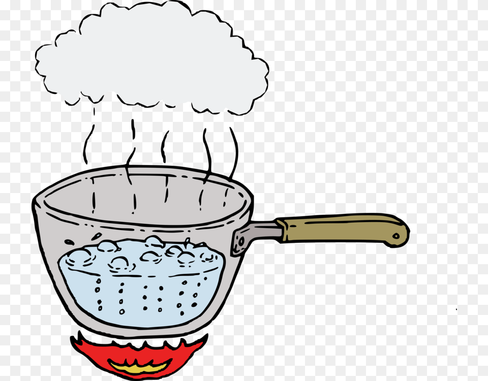 Food Vapor Clipart Evaporation In A Pot, Cooking Pan, Cookware, Person Png Image