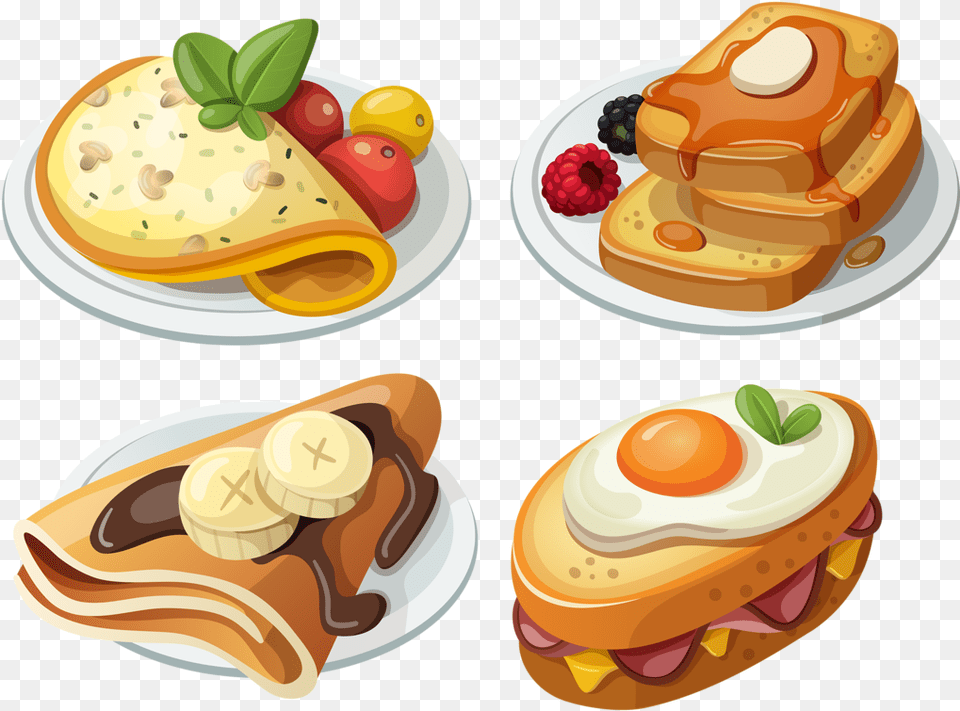 Food Vegetables Fruits And Sweets Vector French Toast Clipart, Bread, Birthday Cake, Cake, Cream Png Image