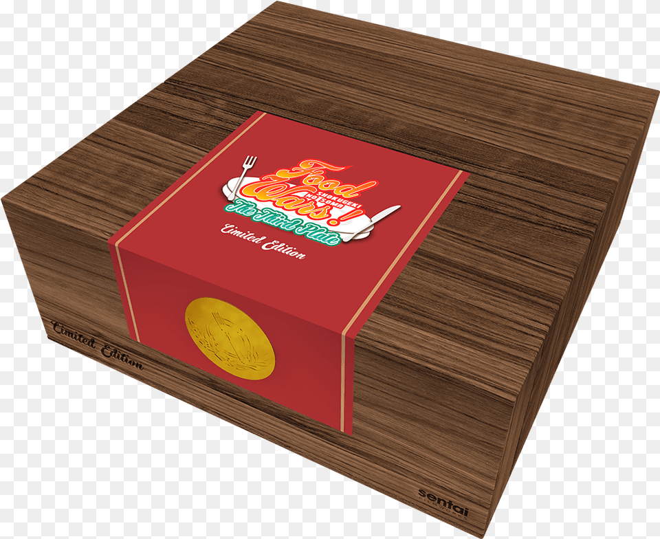 Food Wars Shokugeki No Soma, Box, Wood Png