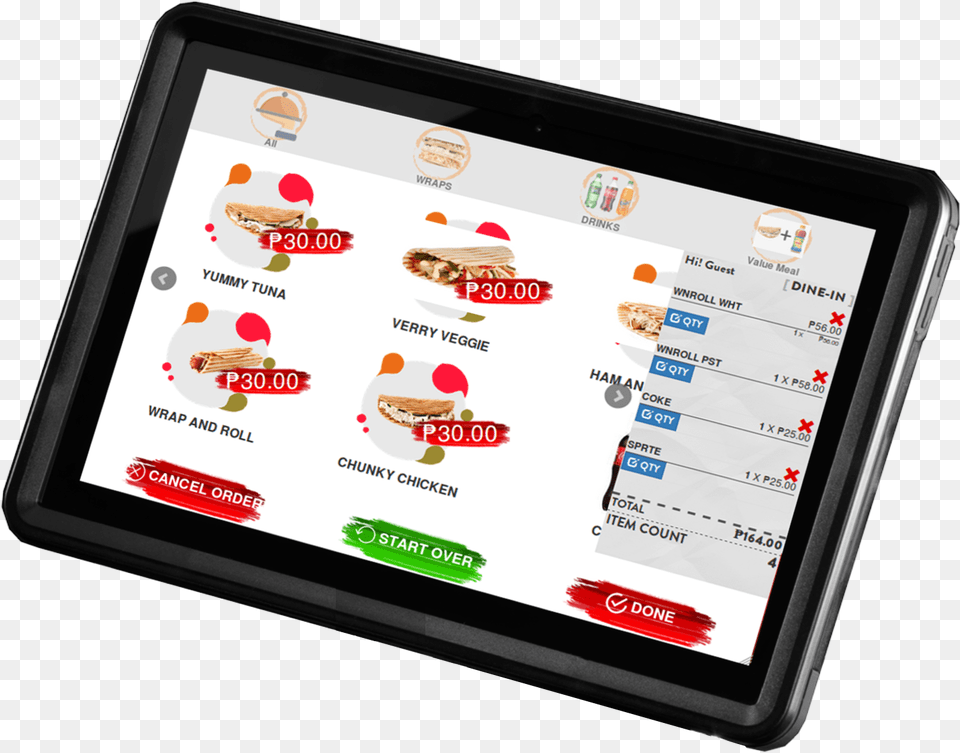Foodcart Tablet Computer, Electronics, Tablet Computer Png Image