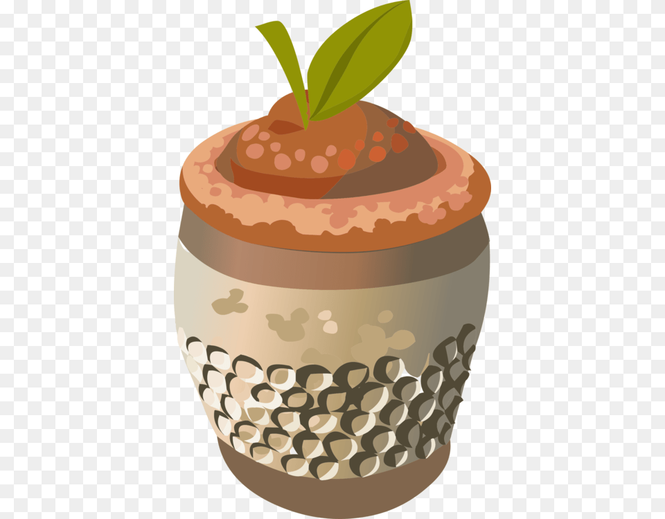 Foodflowerpotceramic Cupcake, Pottery, Jar, Potted Plant, Plant Free Png