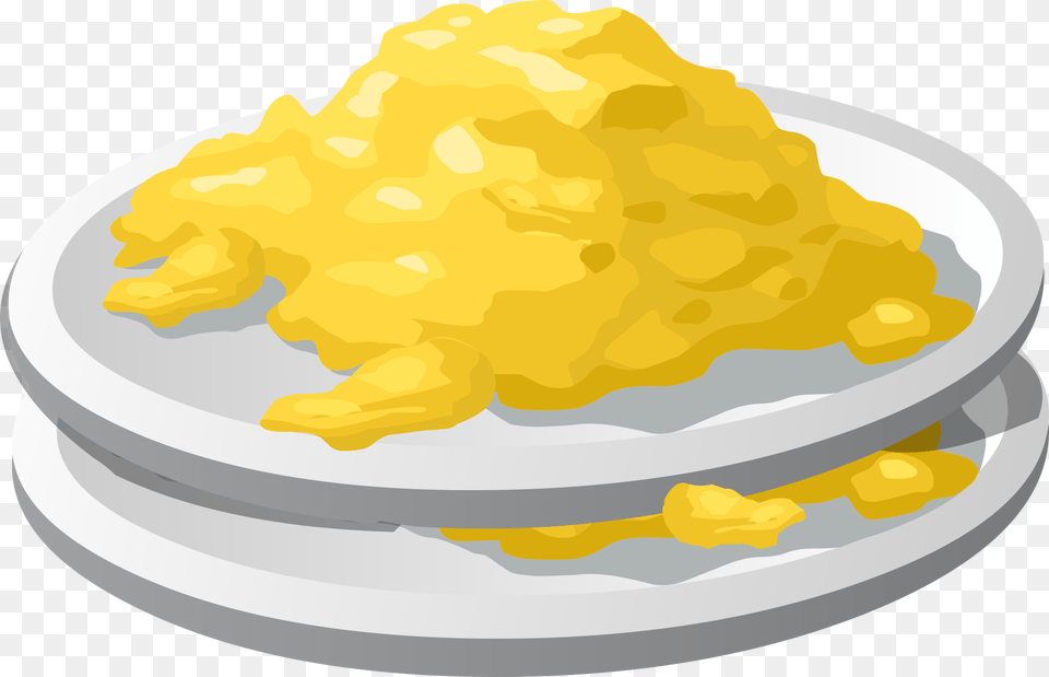 Foodmaterialyellow Scrambled Eggs Clipart, Birthday Cake, Cake, Cream, Dessert Png Image