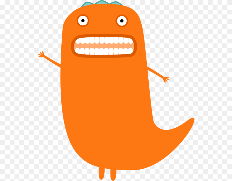 Foodorangesmile Orange Monster Clipart, Animal, Fish, Sea Life, Shark Png Image