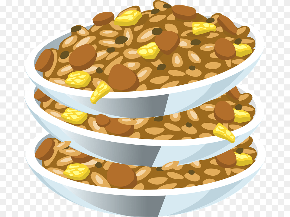 Foods Clipart Charity Beans And Rice Transparent, Birthday Cake, Cake, Cream, Dessert Free Png