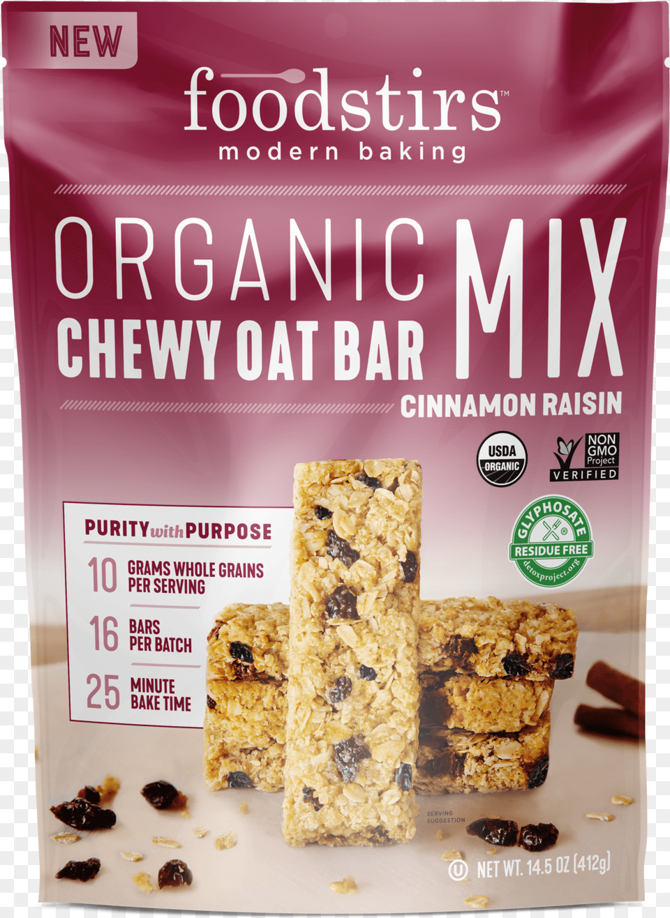 Foodstirs Chewy Oat Bar Mix, Food, Grain, Granola, Produce Free Transparent Png