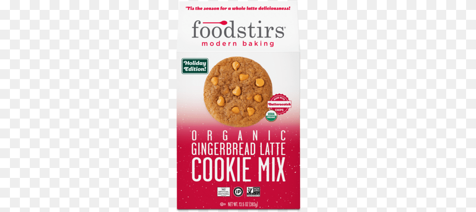 Foodstirs Organic Gingerbread Latte Cookie Mix Foodstirs Organic Frosting Mix Vanilla 72 Oz, Food, Sweets, Advertisement, Produce Png