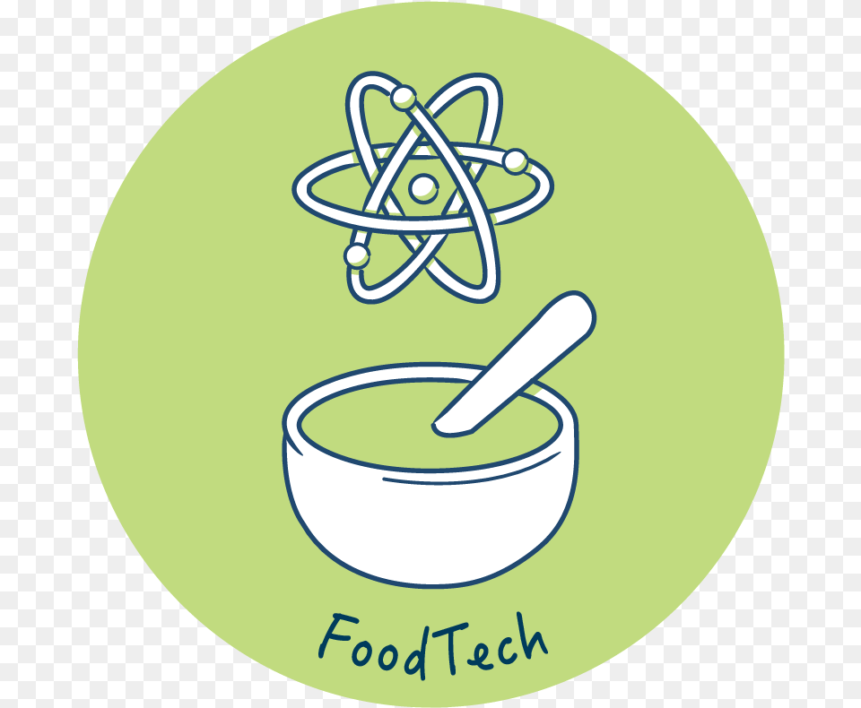 Foodtech Icon Circle, Bowl, Cutlery, Spoon, Food Png Image