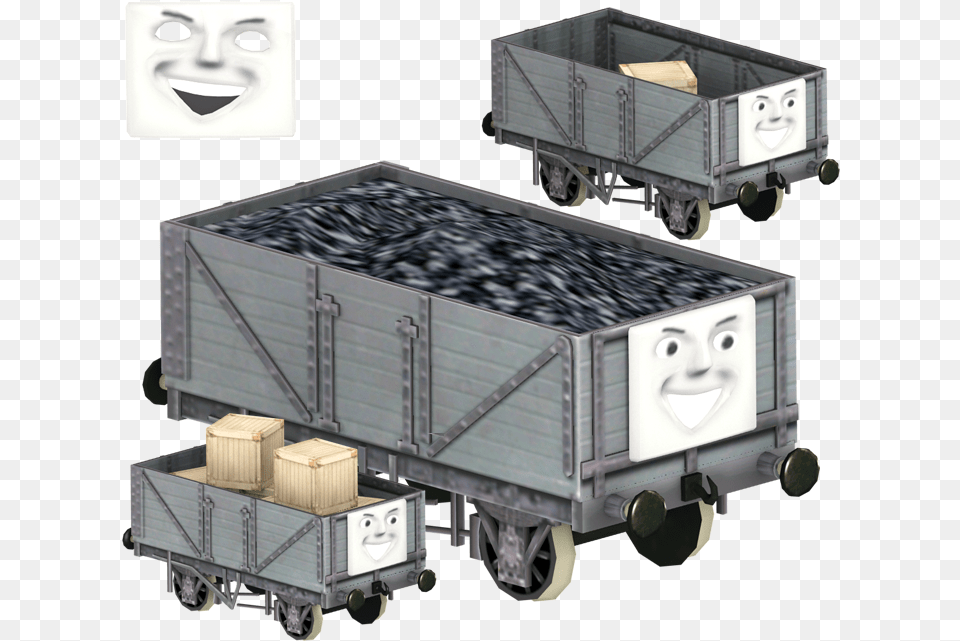 Foolish Freight Cars Thomas, Wheel, Machine, Face, Head Free Png Download