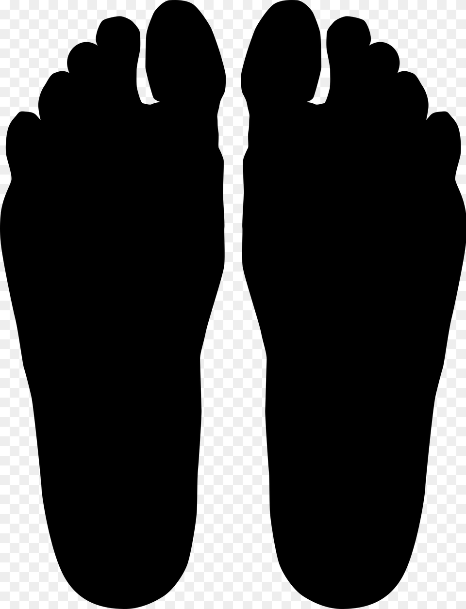 Foot Icons, Gray Free Png