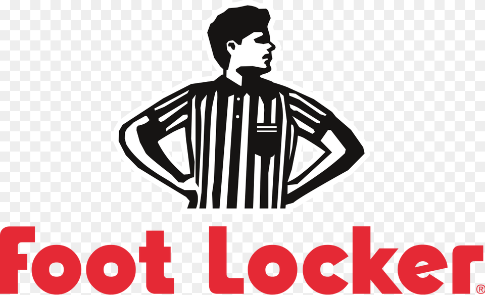 Foot Locker Logo, Stencil, Person, Man, Male Free Transparent Png