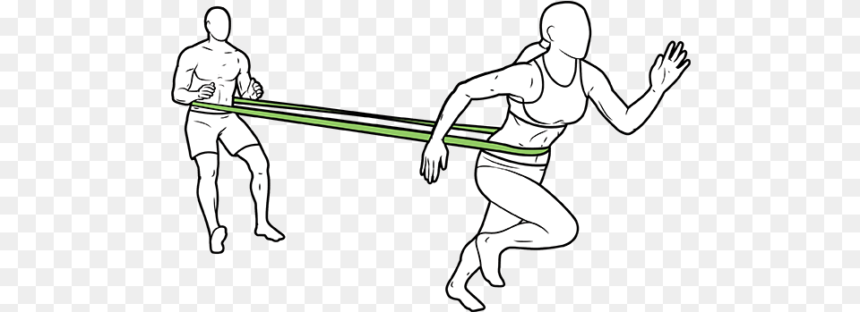 Foot Speed And Mobility Training With Speed Bands Speed Resistance Bands, Person, Head Free Transparent Png