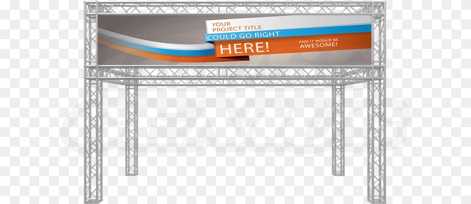 Foot Truss Trade Show Booth With Banner Openings Banner On Truss Booth, Furniture, Table, Water, Waterfront Free Png Download