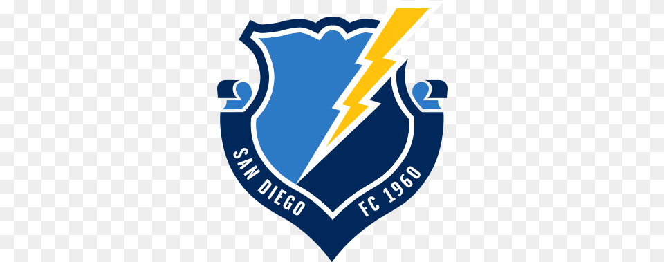 Football As San Diego Soccer Logo San Diego Fc, Armor, Shield, Emblem, Symbol Png Image