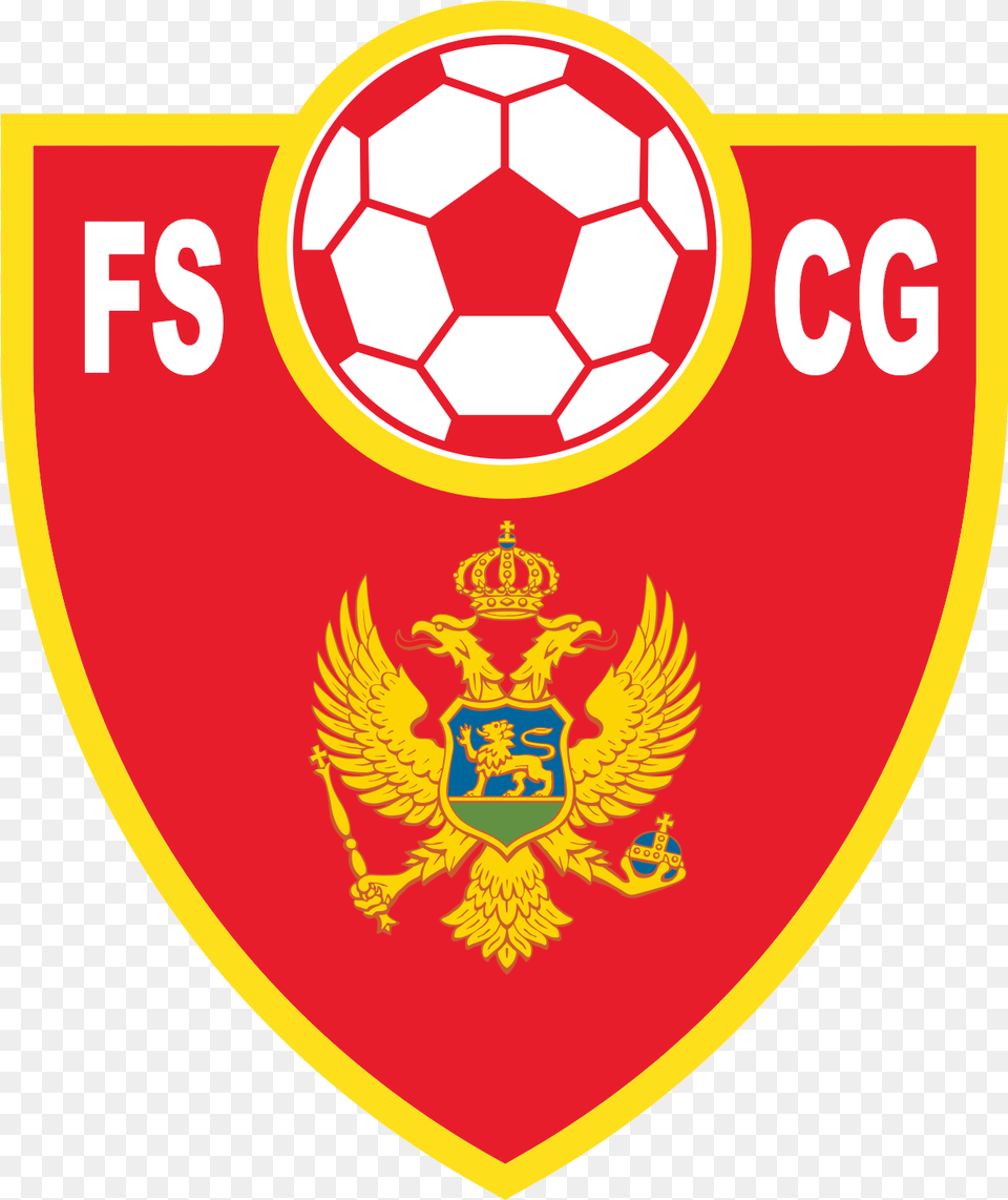 Football Association Of Montenegro Wikipedia Montenegro Flag, Badge, Logo, Symbol, Emblem Free Png Download