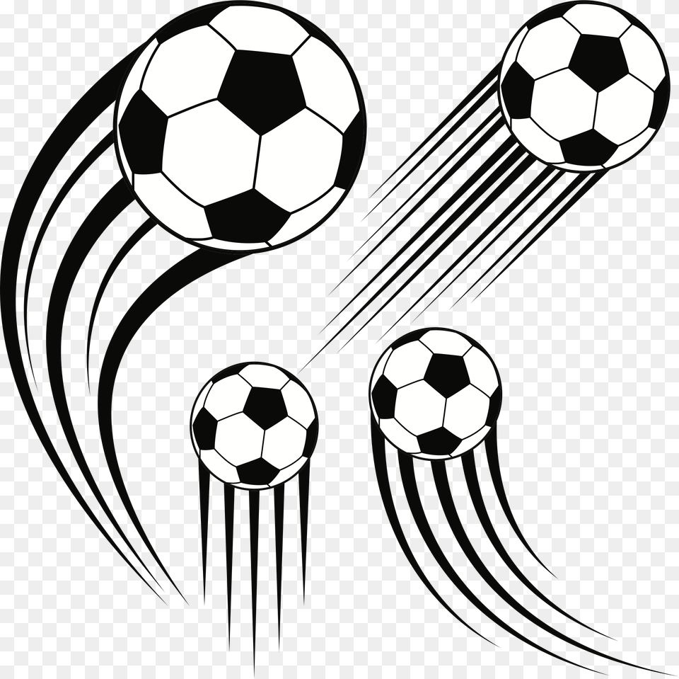 Football Ball Drawing Soccer Ball In Motion, Soccer Ball, Sport Free Png