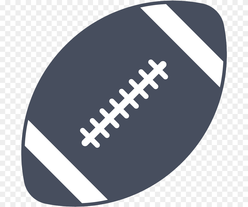 Football Ball Icon Transparent Rugby Cartoon, Sport, Disk Png Image