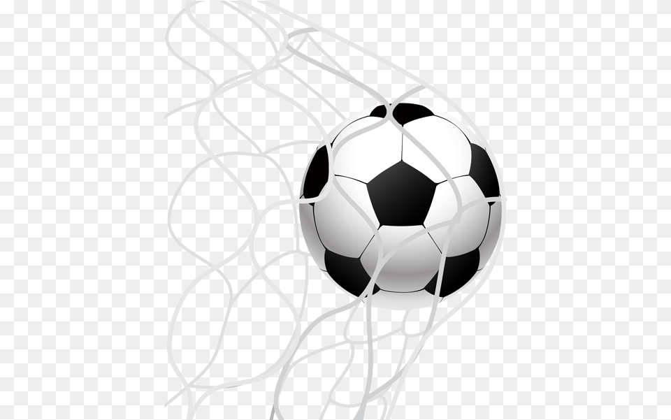 Football Ball Soccer In Net No Background, Soccer Ball, Sport, Ammunition, Grenade Free Png Download