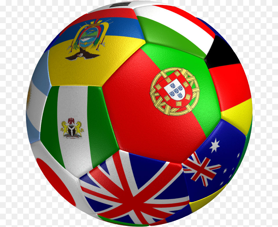 Football Ball With Flags, Soccer, Soccer Ball, Sport Png Image