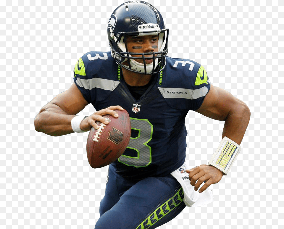 Football Broncos Mobile Nfl Bowl Madden Russell Wilson Cut Out, Sport, Helmet, Person, Playing American Football Free Png Download