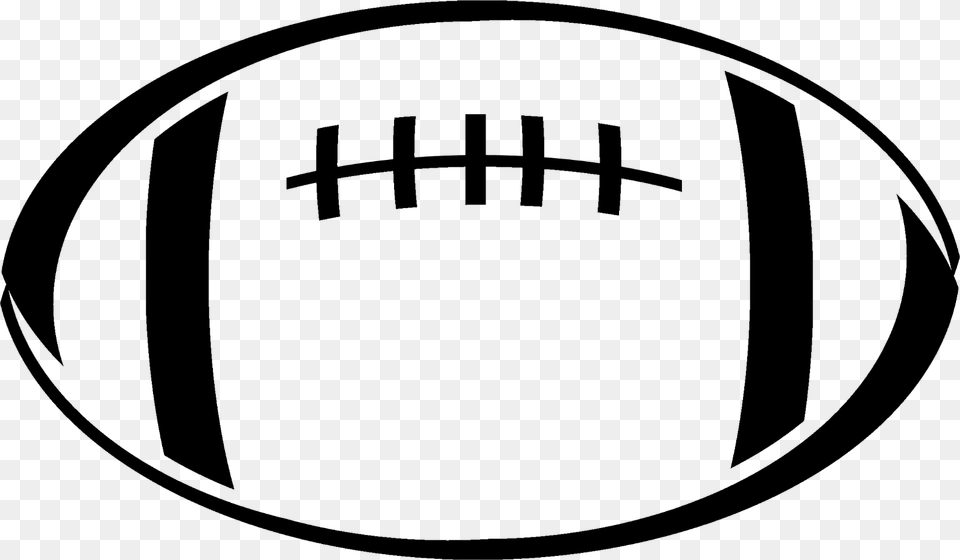 Football Clipart Black And White, Logo Free Png Download