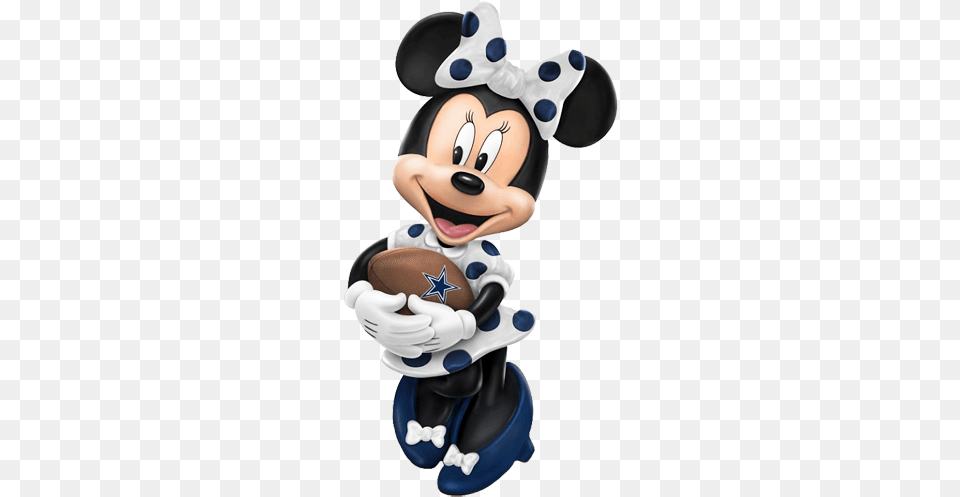 Football Clipart Graphics To Show Support Your Dallas Cowboys Minnie Mouse, Figurine, Nature, Outdoors, Snow Free Png Download
