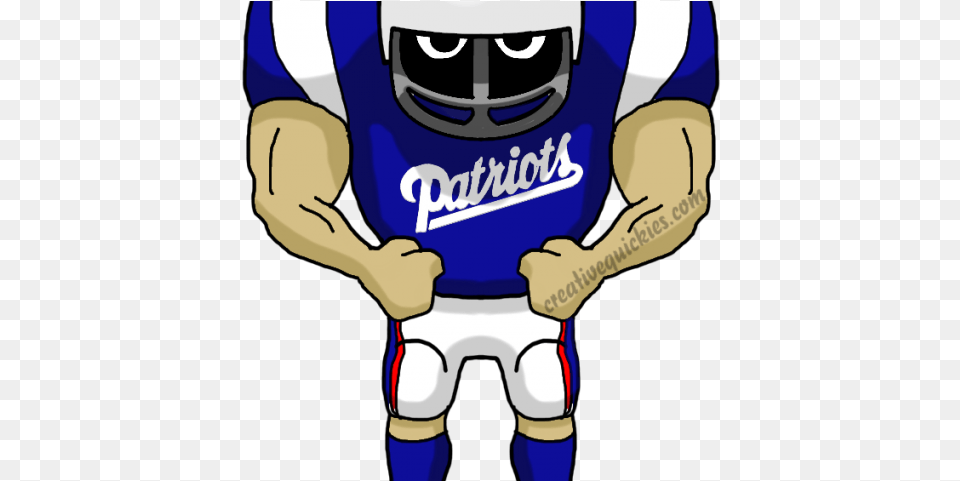 Football Clipart Patriot Football Player Cartoon Transparent, Clothing, Shirt, Baby, Person Free Png Download