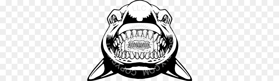 Football Clipart Shark, Body Part, Mouth, Person, Teeth Png Image
