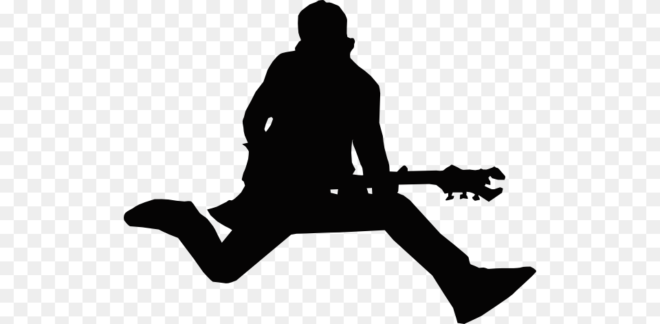 Football Clipart Uk, Silhouette, Guitar, Musical Instrument, Adult Free Png Download