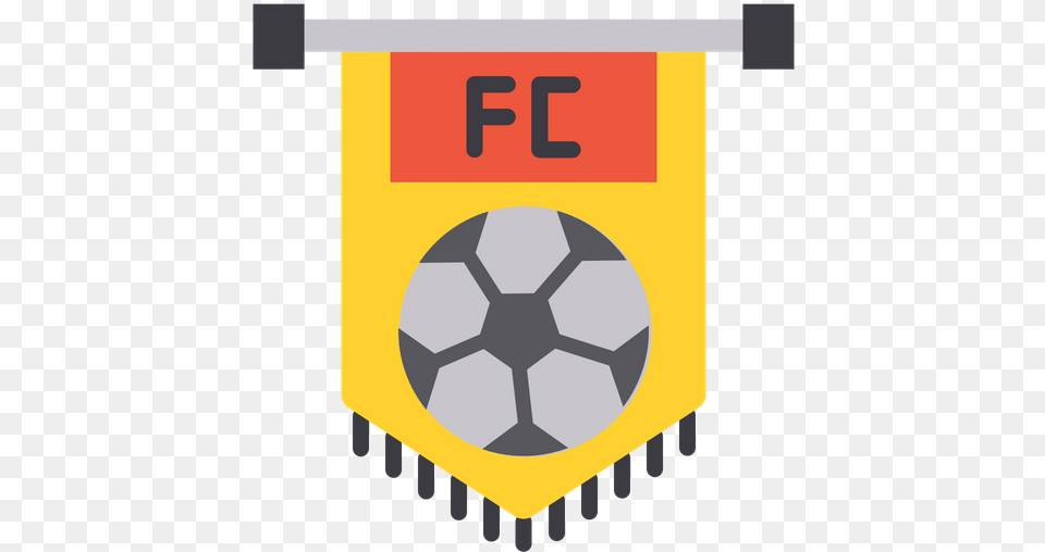 Football Club Flag Icon Of Flat Vertical, Screen, Electronics, Hardware, Sport Free Png