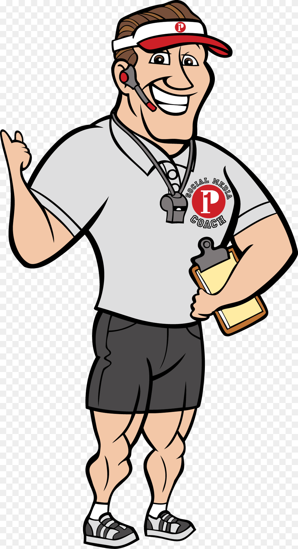 Football Coach Clipart, Shorts, Clothing, Person, Man Free Png
