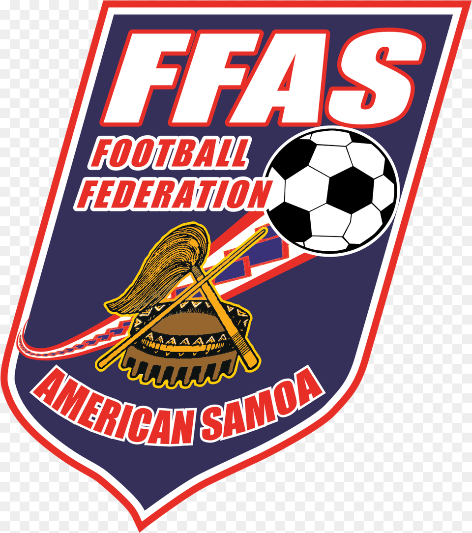 Football Federation American Samoa Football Federation American Samoa, Badge, Logo, Symbol, Ball Free Png Download