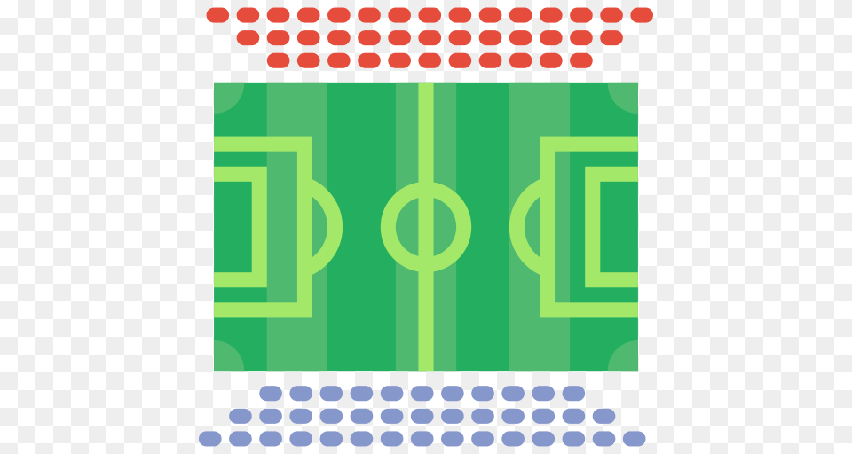 Football Field Football Field Football Ground Icon With, Green Free Png