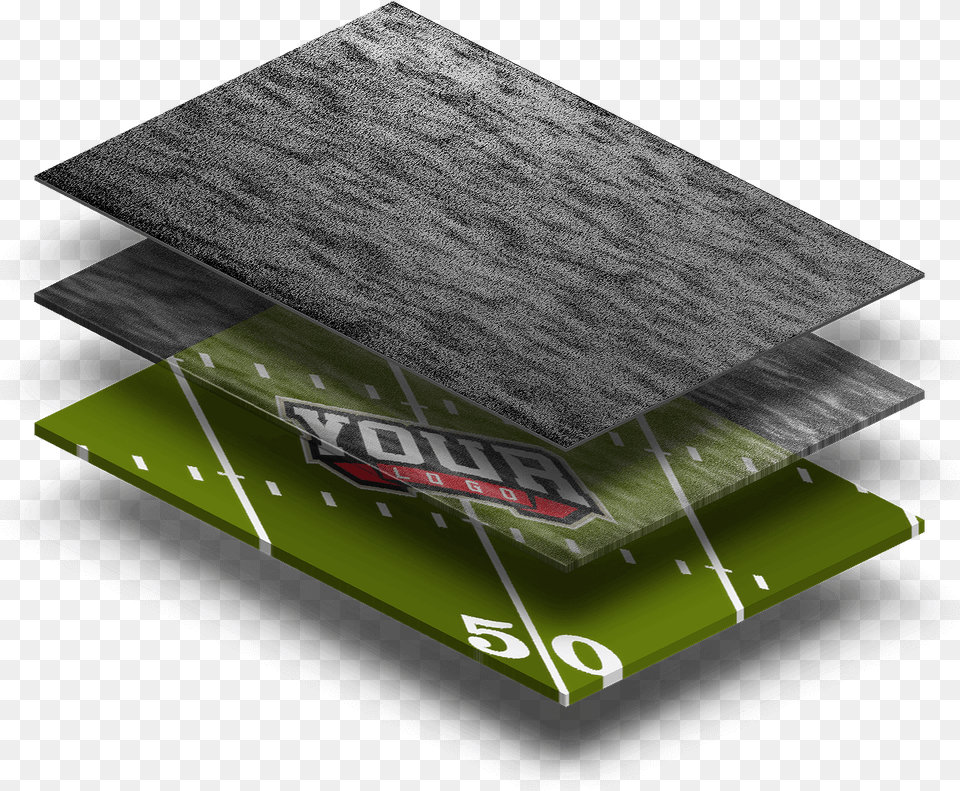 Football Field Photoshop Logo Mockup Software Multitouch Newspaper Presenter Free Png Download