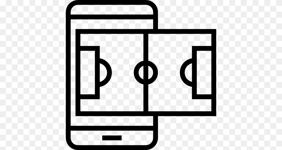 Football Field Stadium Soccer Field Sports Field Icon, Electronics, Phone, Mobile Phone Free Png Download