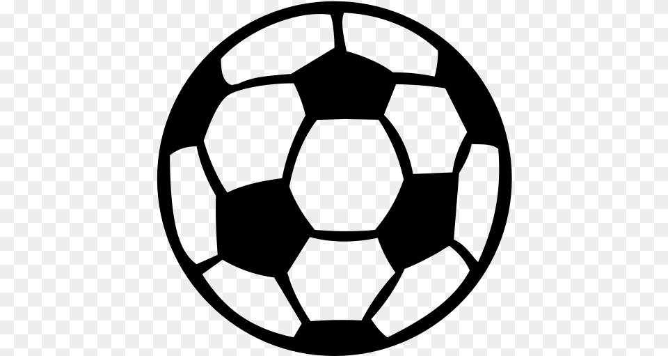 Football Fill Monochrome Icon With And Vector Format, Gray Png Image