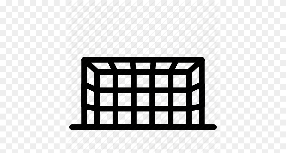 Football Game Gate Goal Net Post Soccer Sport Icon Png