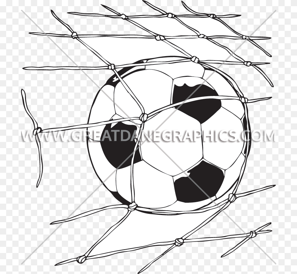 Football Goals Clipart Clipart Black And White Football, Ball, Soccer, Soccer Ball, Sport Free Png Download