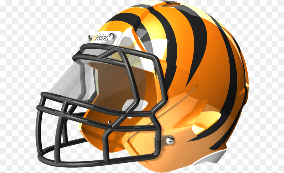Football Helmet 3d Cad Model Library Grabcad Football Helmet, American Football, Playing American Football, Person, Sport Free Png