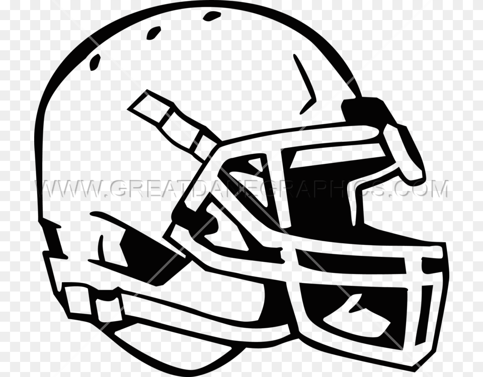 Football Helmet Angled Production Ready Artwork For T Shirt Printing, American Football, Sport, Football Helmet, Playing American Football Free Transparent Png