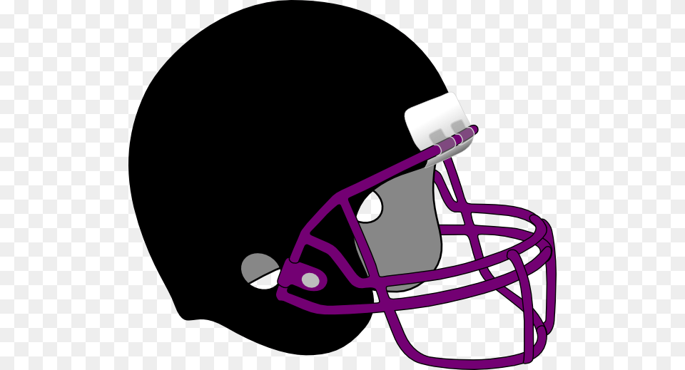 Football Helmet Bampn Clip Art Black Football Helmet Clipart, American Football, Person, Playing American Football, Sport Png Image
