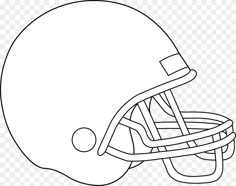 Football Helmet Clipart Outline Easy Drawing Football Helmet, American Football, Person, Playing American Football, Sport Png