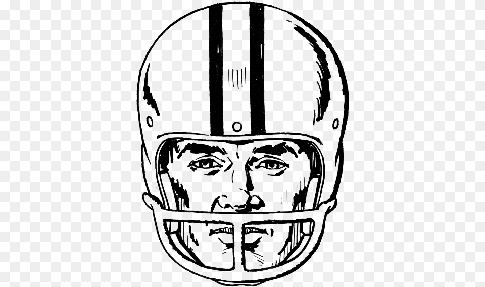 Football Helmet Drawing Steelers Football Player Helmet Drawing, Gray Png Image