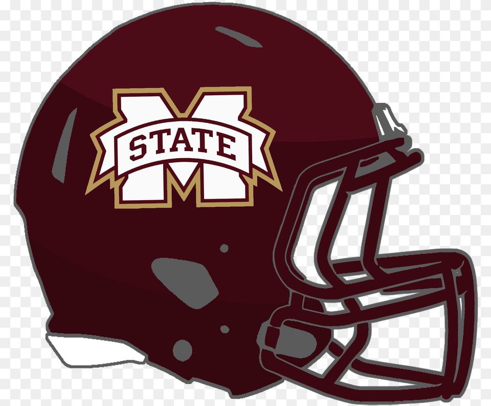 Football Helmet Outline Mississippi State University, American Football, Football Helmet, Person, Playing American Football Free Png Download